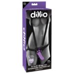 Harness with Dildo 16,5 cm Purple - Image 2
