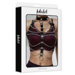 Hilda Vegan Leather Chest Harness with Chain One size - Image 3