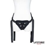 Lace Edge Strap On with Silicone Ring