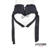 Lace Edge Strap On with Silicone Ring - Image 3