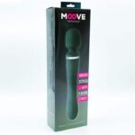 Massage Wand with 2 Motors Silicone Black - Image 2