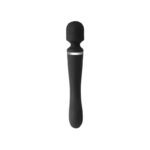 Massage Wand with 2 Motors Silicone Black - Image 4