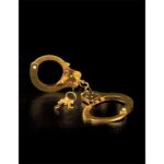 Metal Handcuffs Gold - Image 2