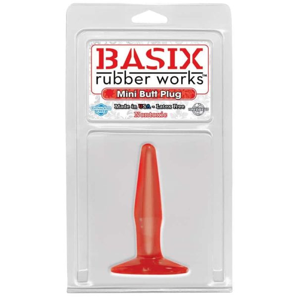 Mini Butt Plug Red - Image 2