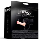 Mistress Elastic Strap-on with Silicone Dildo 15.4 cm Flesh - Image 3