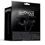 Mistress Elastic Strap-on with Silicone Dildo 20 cm Black - Image 3