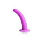 Navigator Silicone G-Spot Dildo with Harness Purple - Image 2