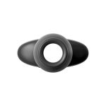 Open Wide Tunnel Butt Plug Black - Image 6