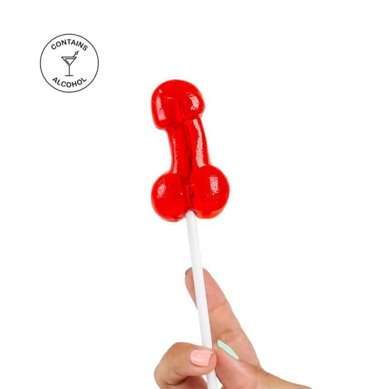 Penis-Shaped-Lollipop-Strawberry-Daiquiri-Flavor-with-Alcohol Penis Shaped Lollipop Strawberry Daiquiri Flavor with Alcohol - Image 1