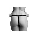 Power Pegger Double Strap-On Vibrator Black - Image 7
