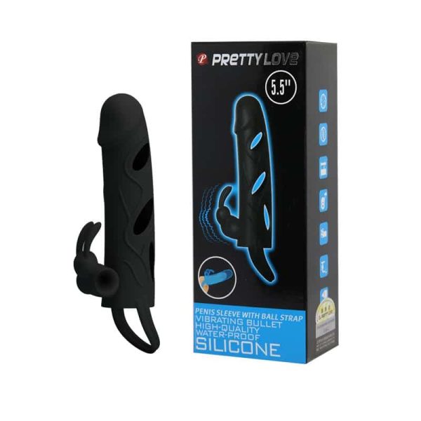 Pretty Love Cage with Vibrating Bullet 14 cm Black - Image 8