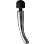 Silvery High-Tech Wand Super Powerful Wireless USB Chrome Silicone - Image 4