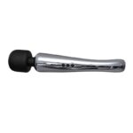 Silvery High-Tech Wand Super Powerful Wireless USB Chrome Silicone - Image 5