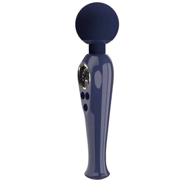 Skyler Massager Wand with Digital Screen Blue - Image 4