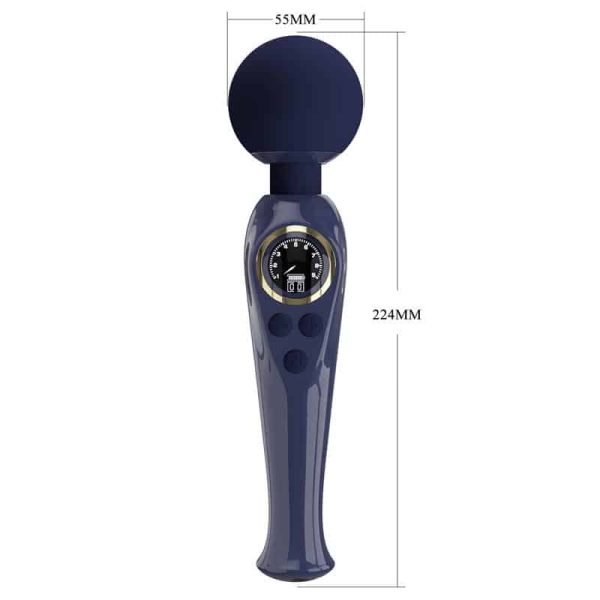 Skyler Massager Wand with Digital Screen Blue - Image 9