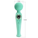 Skyler Massager Wand with Digital Screen Green - Image 8