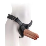 Strap-On Harness Two Cocks One Hole 7 Tan