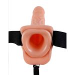 Strap-On with Hollow Dildo 9 Natural - Image 4