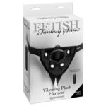 Vibrating Plush Harness Black - Image 2