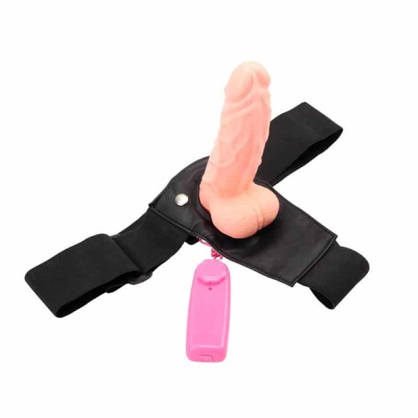 Vibrating Strap-On Stunt Cock 8.2 Flesh - Image 2