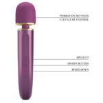 Vibrating Wand Silicona Purple - Image 8
