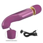 Vibrating Wand Silicona Purple - Image 9
