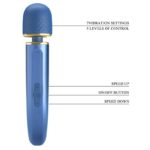 Vibrating Wand USB Silicone Blue - Image 8