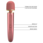 Vibrating Wand USB Silicone Pink - Image 9