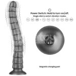 Vibrax Slider Anal Dildo with Vibration King Sized 14.5 - Image 10