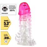 Wildford Penis Sleeve Pink and Clear