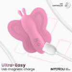 Wingy Butterfly Vibrator with App Pink - Image 4