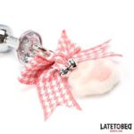 Anal Plug with Jewel and Pompon - Image 7