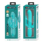 Cammy Tripple Rabbit Vibrator with Beads Turquoise - Image 11