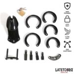 Chastity Penis Cage Long Black - Image 6