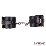 Furry Ankle Cuff Black - Image 3