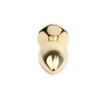 Golden Butt Plug with Blue Jewel - Image 5