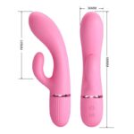 Marski Vibrator with Rabbit G Spot Pink - Image 9