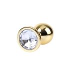 Metal Anal Plug with Jewel Size M - Image 3