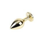 Metal Anal Plug with Jewel Size M - Image 4