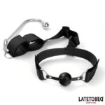 Mouth Gag with Cuff and Anal Hook - Image 2