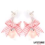 Nipple Clamps with Kitty Paw Pompon