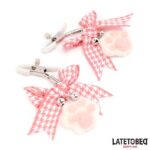 Nipple Clamps with Kitty Paw Pompon - Image 3