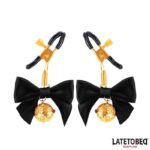 Nipple clamps with Bow Black