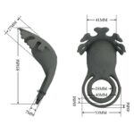 Ruben Vibrating Double Cock Ring - Image 9