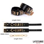 SLAVE Handcuff with Golden Chain - Image 10