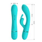 Scocco Rabbit Vibrator Turquoise - Image 10