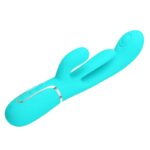 Shania Tripple Rabbit Vibrator Turquoise - Image 4