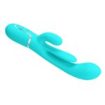 Shania Tripple Rabbit Vibrator Turquoise - Image 5