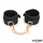 Weaving patterns wrist cuff Golden Chain - Image 2