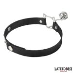 choker with cat ear hoop and bell - Image 3